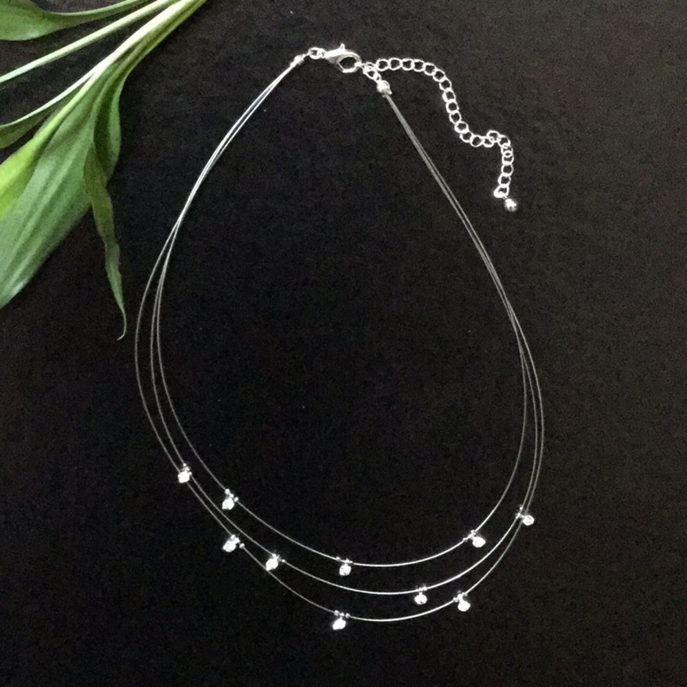 3-tier wire necklace π« - Picture 1 of 5